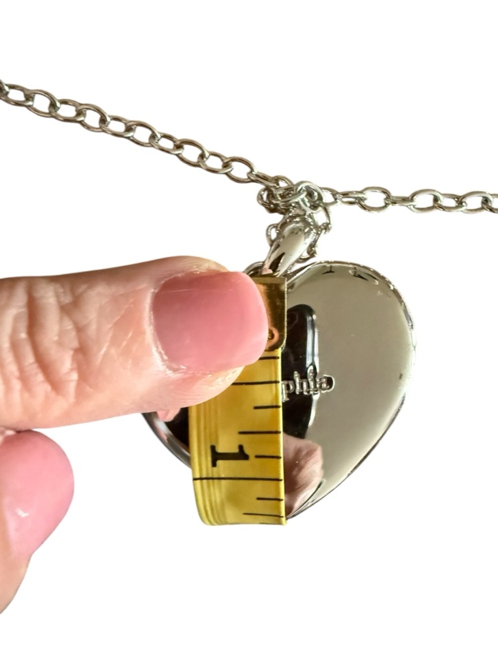 Lia Sophia Yellow Druzy Heart Pendant Necklace - Picture 6 of 7